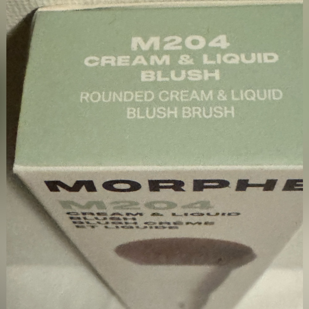 NEW Morphe M204 Cream Liquid Blush Brush Vegan Makeup Brush NIB - Picture 4 of 7